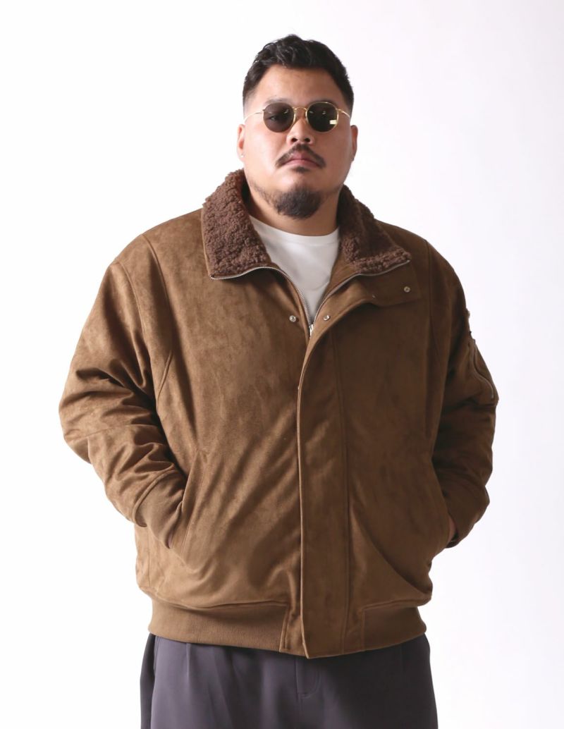 大きいサイズ メンズ】QZILLA Hard Boa QZ-1 ジャケット アウター 裏