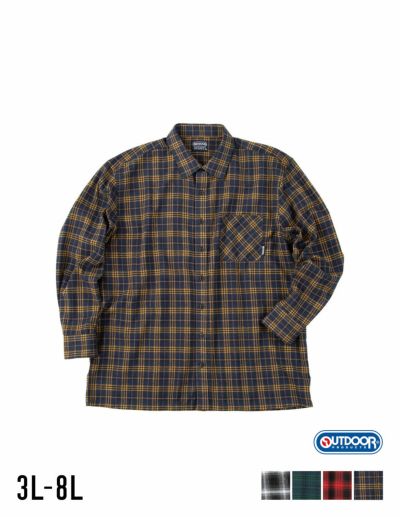 大きいサイズ メンズ】PLES(プレス) 7Gガーター天竺クルーネック