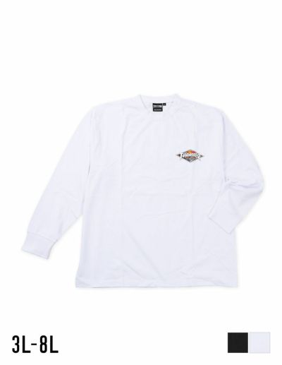 大きいサイズ メンズ】PLES(プレス) 7Gガーター天竺クルーネック